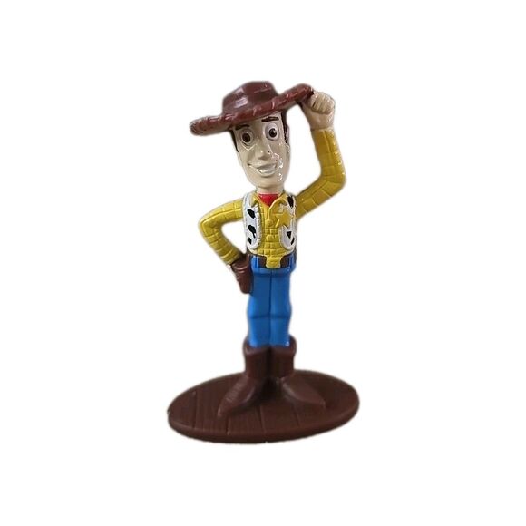 Disney Pixar's Toy Story Sheriff Woody 3" Figure on Base / Cake Topper Pre-owned - Picture 1 of 3